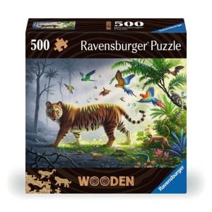 500 pcs - Wooden: Jungle Tiger - Image 1