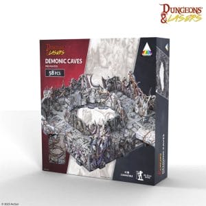 Dungeons and Lasers: Caves Series - Demonic Caves Pre-Painted - Image 1