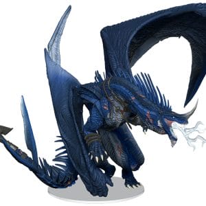 D&D Icons of the Realms: Anthradusk Ancient Blue Dragon Premium Painted Miniature - Image 1