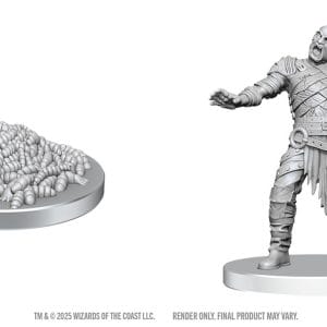 Nolzur's Marvelous Miniatures: Swarm of Rot Grubs & Rot Victim - Image 1