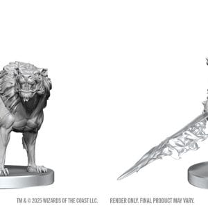 Nolzur's Marvelous Miniatures: Hell Hound & Narzugon - Image 1