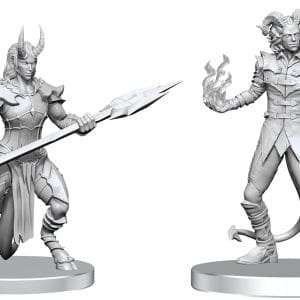 Pathfinder Deep Cuts Miniatures: Vordine (Infantry Devil) & Pitborn Rogue - Image 1