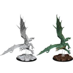 Nolzur's Marvelous Miniatures: Young Green Dragon - Image 1