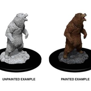 Pathfinder Deep Cuts Miniatures: Grizzly Bear - Image 1