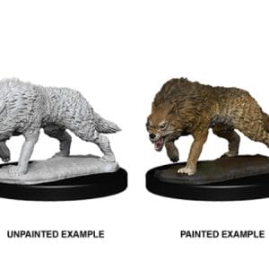 Pathfinder Deep Cuts Miniatures: Timber Wolf - Image 1