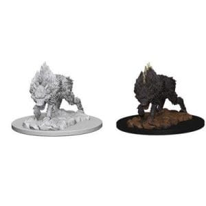 Pathfinder Deep Cuts Miniatures: Direwolf - Image 1