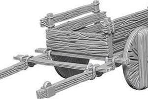 Pathfinder Deep Cuts Miniatures: 2 Wheel Cart - Image 1