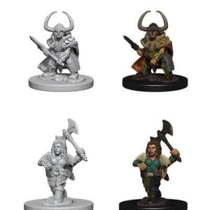 Nolzur's Marvelous Miniatures: Dwarf Barbarian Female - Image 1