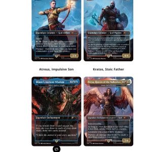 Magic The Gathering TCG Secret Lair: PlayStation - God of War: Redemption - Image 1