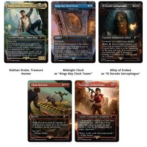 Magic The Gathering TCG Secret Lair: PlayStation - Uncharted: Sage of Thieves - Image 1