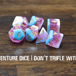 7-Piece RPG Dice Set: Don’t Trifle With Me - Image 1