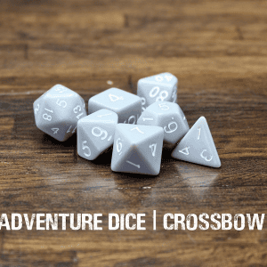 7-Piece RPG Dice Set: Crossbow - Image 1