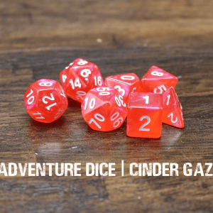7-Piece RPG Dice Set: Cinder Gaze - Image 1