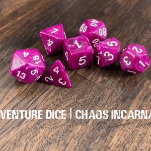 7-Piece RPG Dice Set: RPG Themed Chaos Incarnate - Image 1