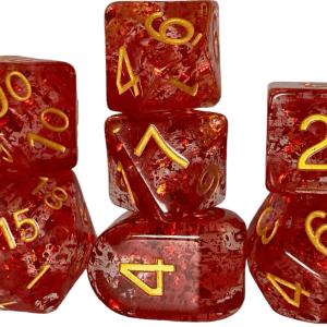 7-Piece RPG Dice Set: Roll 4 Initiative - - Image 1