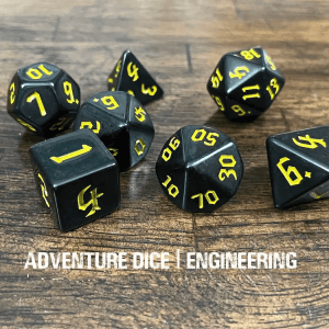 7-Piece RPG Dice Set: Jobs - Image 1