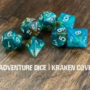 7-Piece RPG Dice Set: Kraken Cove - Image 1