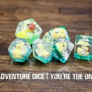 7-Piece RPG Dice Set: You're the One - Image 1