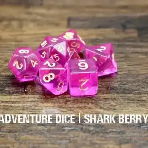 7-Piece RPG Dice Set: Shark Berry - Image 1