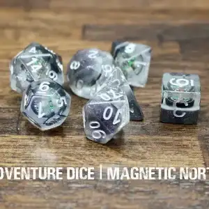 7-Piece RPG Dice Set: Magnetic North - Image 1