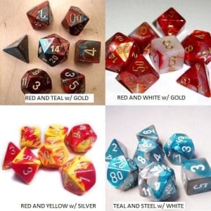 7-Piece RPG Dice Set: Gemini - - Image 10