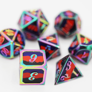 7-Piece Metal RPG Dice Set: Pride Collection - Image 10