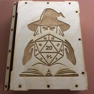 Wooden 7-piece Tome of Dice - Image 10
