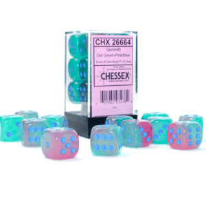 12d6 Dice Block (16mm): Gemini Translucent (Assorted Colours) - Image 10