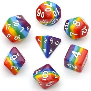 7-Piece RPG Dice Set: Opaque - - Image 10