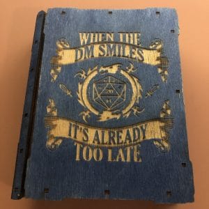 Wooden 7-piece Tome of Dice - Image 11