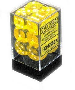 12d6 Dice Block (16mm): Translucent (Assorted Colours) - Image 12