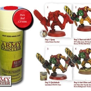 Colour Primer Spray (400 mL) - Pure Red - Image 2