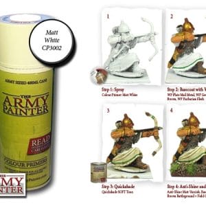 Colour Primer Spray (400 mL) - Matte White Undercoat - Image 2