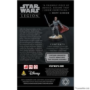 Star Wars: Legion: Moff Gideon Commander Expansion - Image 2