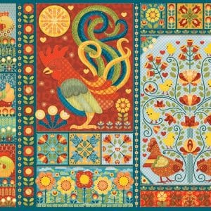 1000 pcs - Scandi Chicken Quilt - Image 2