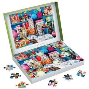 48 pcs - Connecting Pieces - Kittens in Sewing Room - Image 2