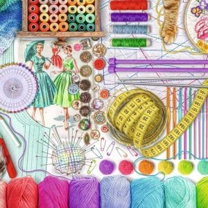 500 pcs - Needlework Station (Large Piece Format) - Image 2