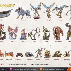 Dungeons & Lasers: Fantasy Miniatures Set - Image 2