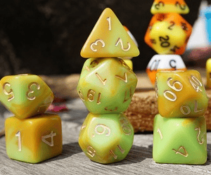 7-Piece RPG Dice Set: Ice Cream Dice - Image 2