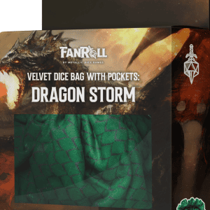 Dice Bag - Velvet with Pockets - - Image 2