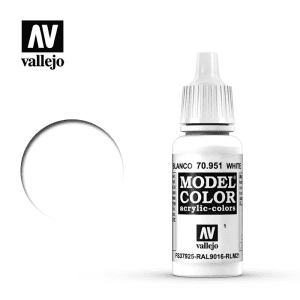 Vallejo Model Color Acrylic Paint White 17mL - Image 2