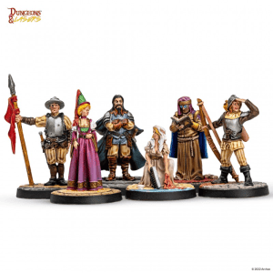 Dungeons & Lasers: Townsfolk Miniature Pack - Image 2
