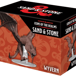 D&D Icons of the Realms: Sand & Stone Wyvern Premium Painted Miniature - Image 2
