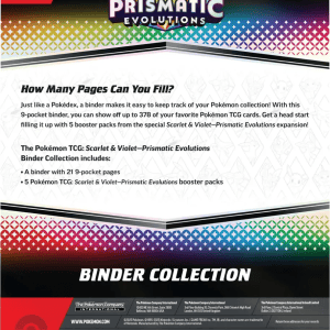 Pokemon TCG - Scarlet & Violet Prismatic Evolutions: Binder Collection - Image 2