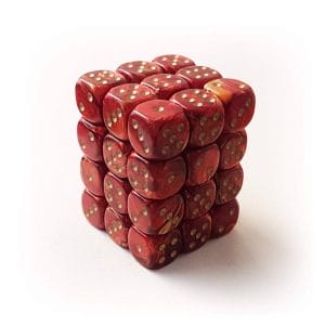 36d6 Dice Block (12mm): Scarab (Assorted Colours) - Image 2