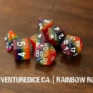7-Piece RPG Dice Set: Pride - Image 3