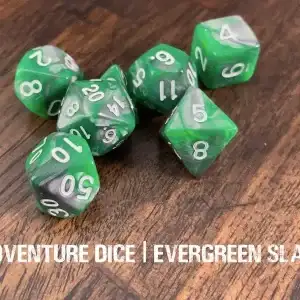 7-Piece RPG Dice Set: Slate Themed - Image 3