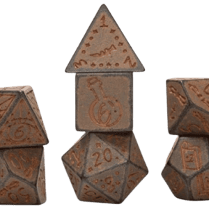 7-Piece RPG Dice Set: Illusory Stone - - Image 3