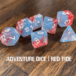 7-Piece RPG Dice Set: Water Themed - Image 3