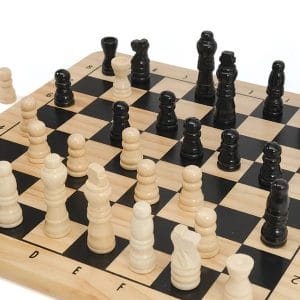 Chess & Checkers Set - Wooden - Image 3